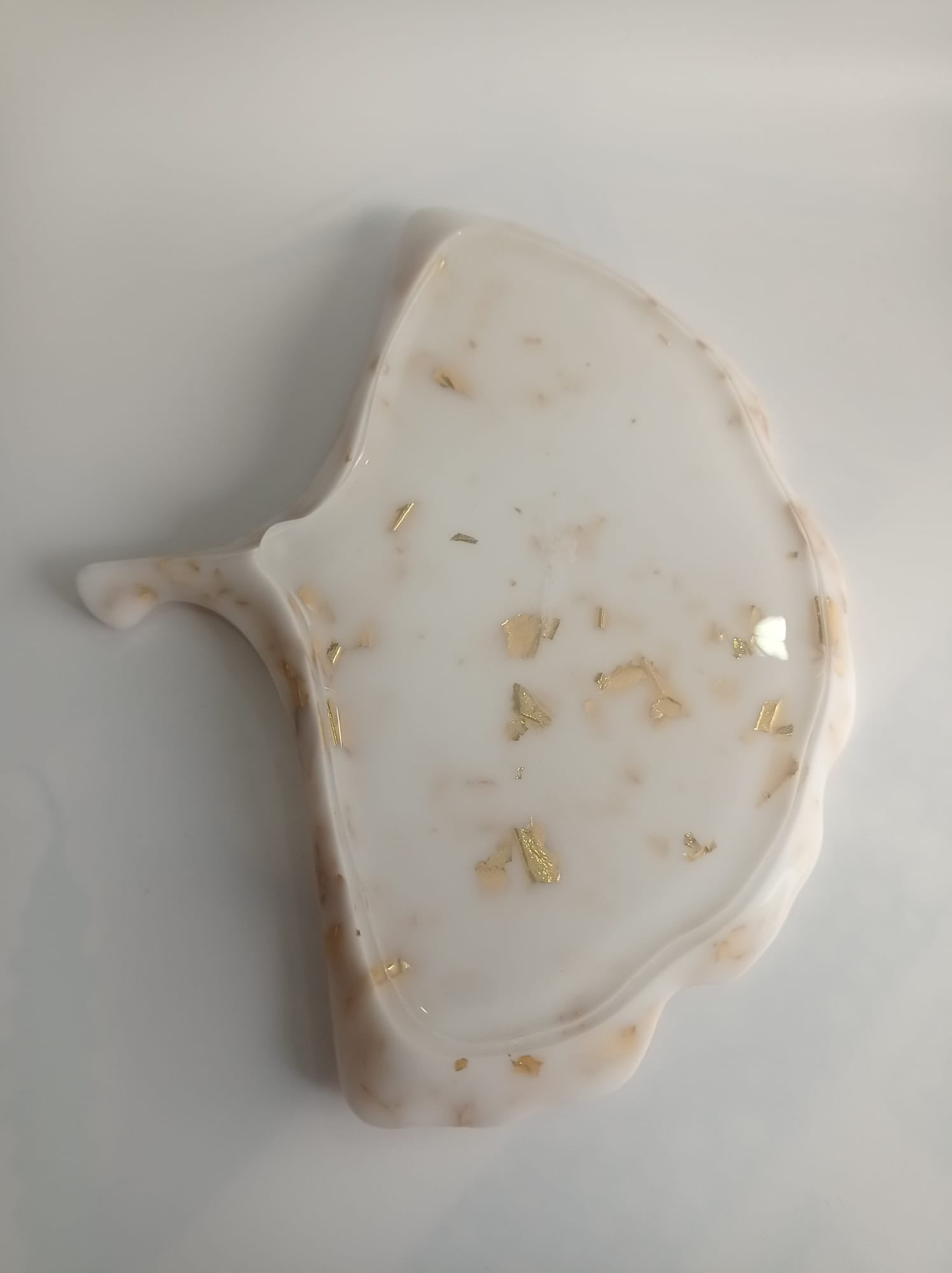 Bandeja en forma de hoja