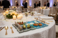 Bandeja marina 2 en recepción elegante