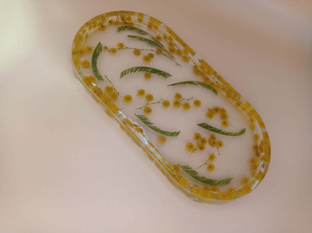 🌼 Juego Decorativo 3 Piezas Mimosa — La Primavera que Nunca se Va