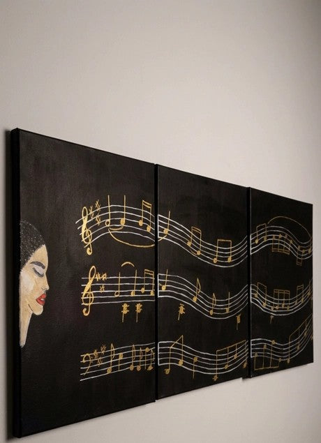 Tríptico Decorativo Musical — I Will Always Love You