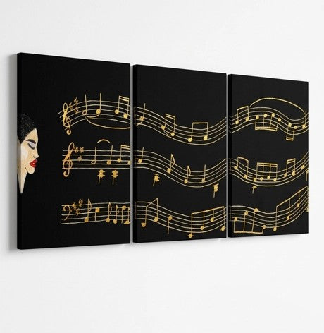 Tríptico Decorativo Musical — I Will Always Love You
