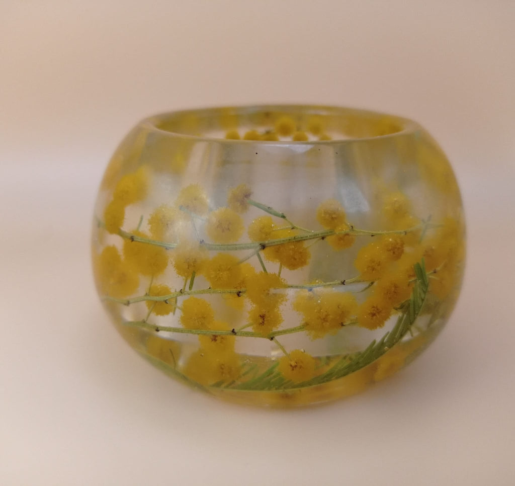 🌼 Juego Decorativo 3 Piezas Mimosa — La Primavera que Nunca se Va