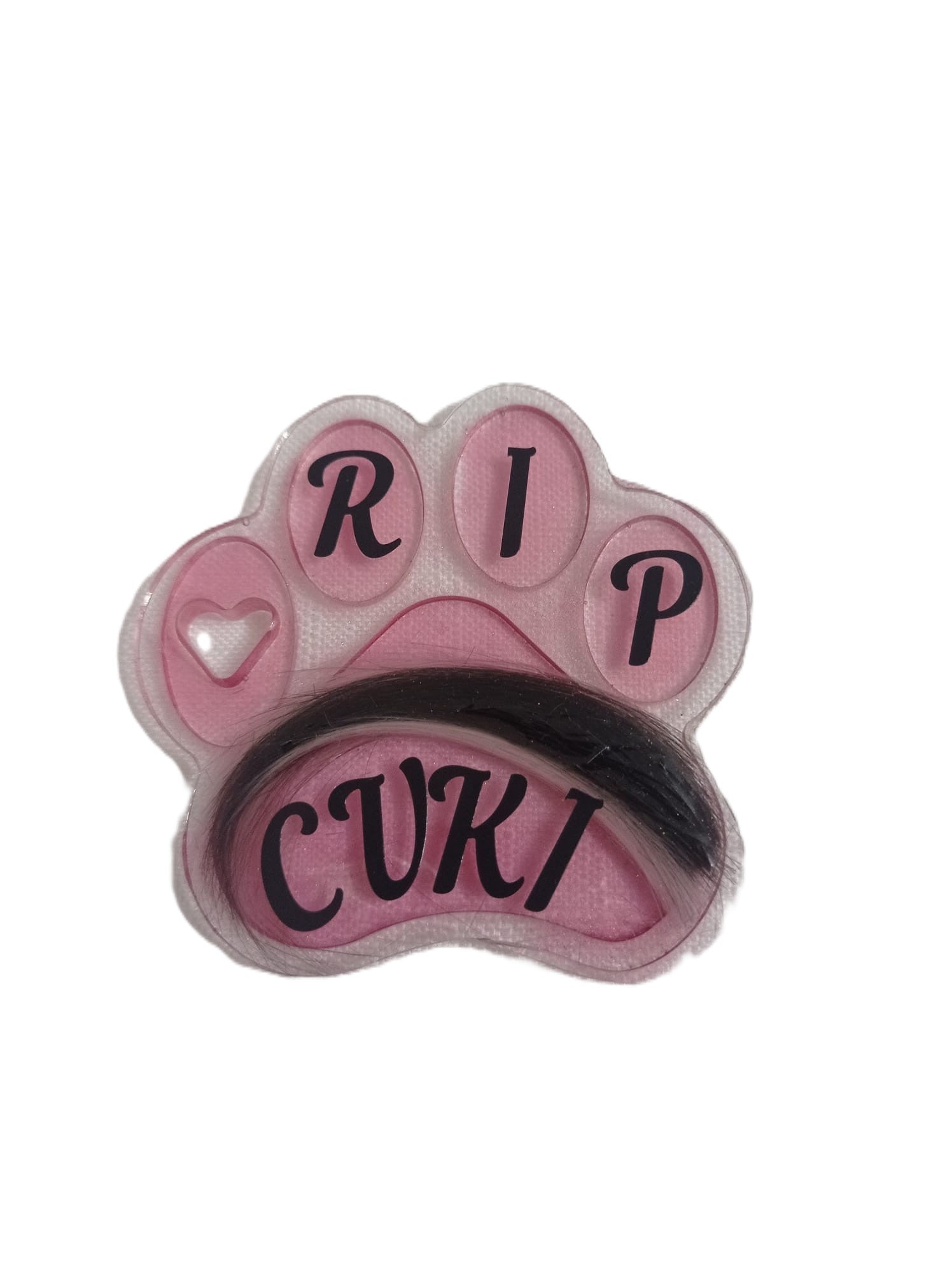 🐾 Huella Artesanal Resina Memorial — Recuerdo Eterno de tu Mascota