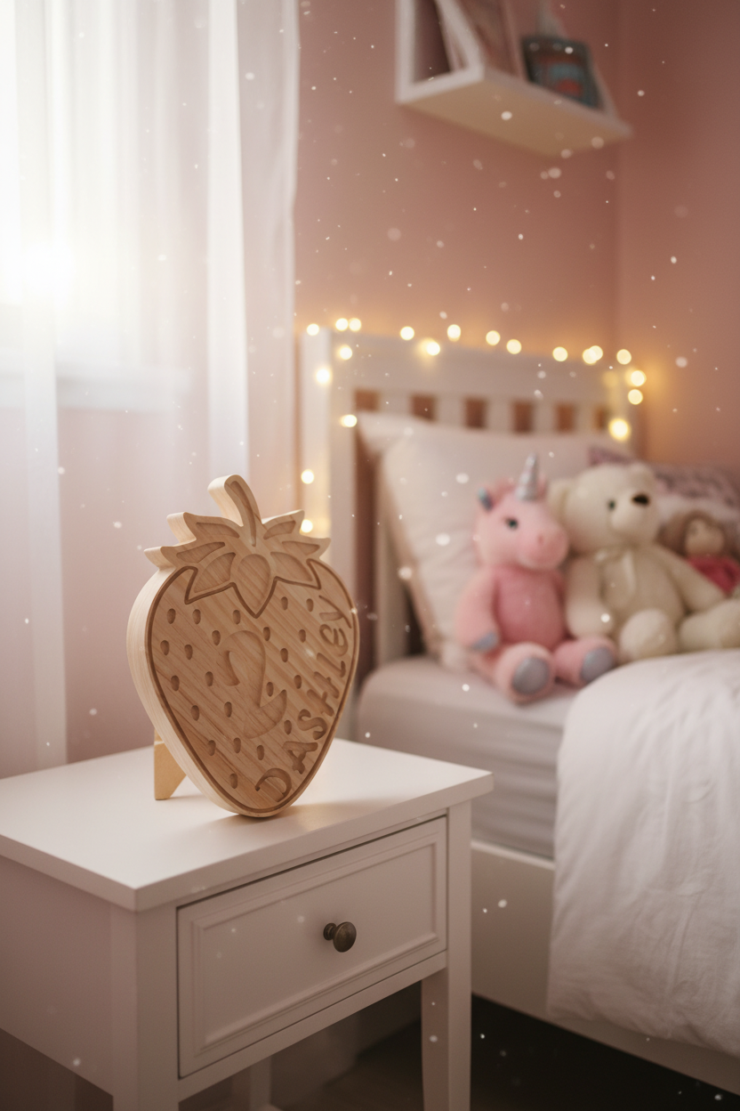 Tabla Decorativa Fresa Personalizada Infantil