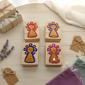 Cuadro Virgen del Pilar — imagen promocional flat lay