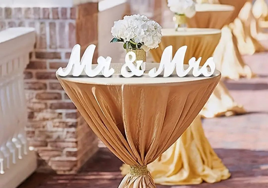 Lettres en bois pour mariage