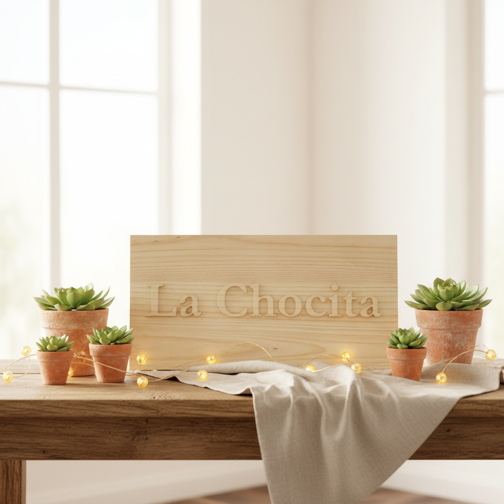 Engraved Personalized Wood Sign